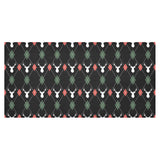 Deer Christmas new year pattern argyle Tablecloth