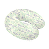 Seahorse shell pattern U-Shaped Travel Neck Pillow