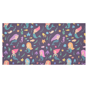 beautiful mermaid Fish jellyfish algae other marin Tablecloth