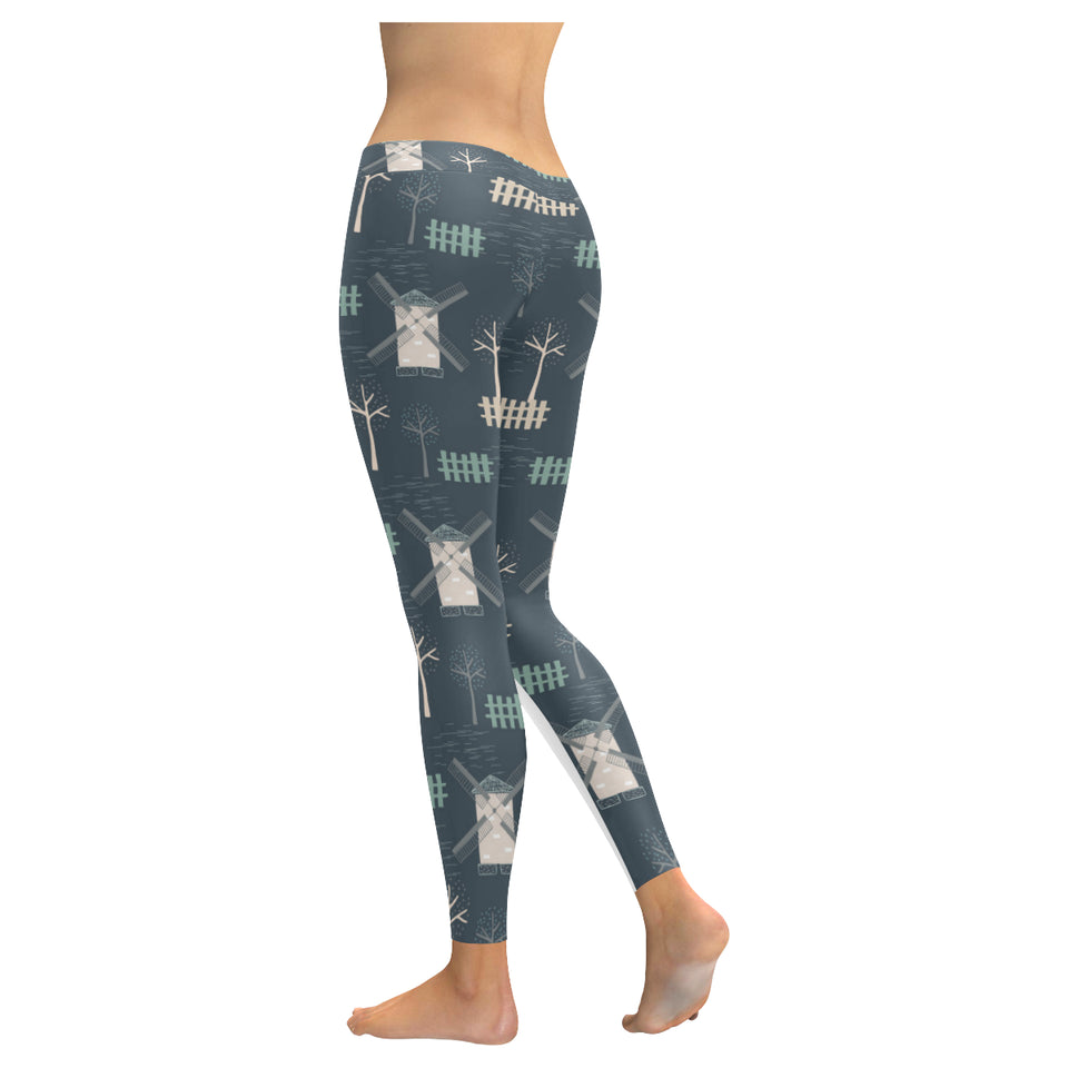 windmill tree pattern Women's Legging Fulfilled In US