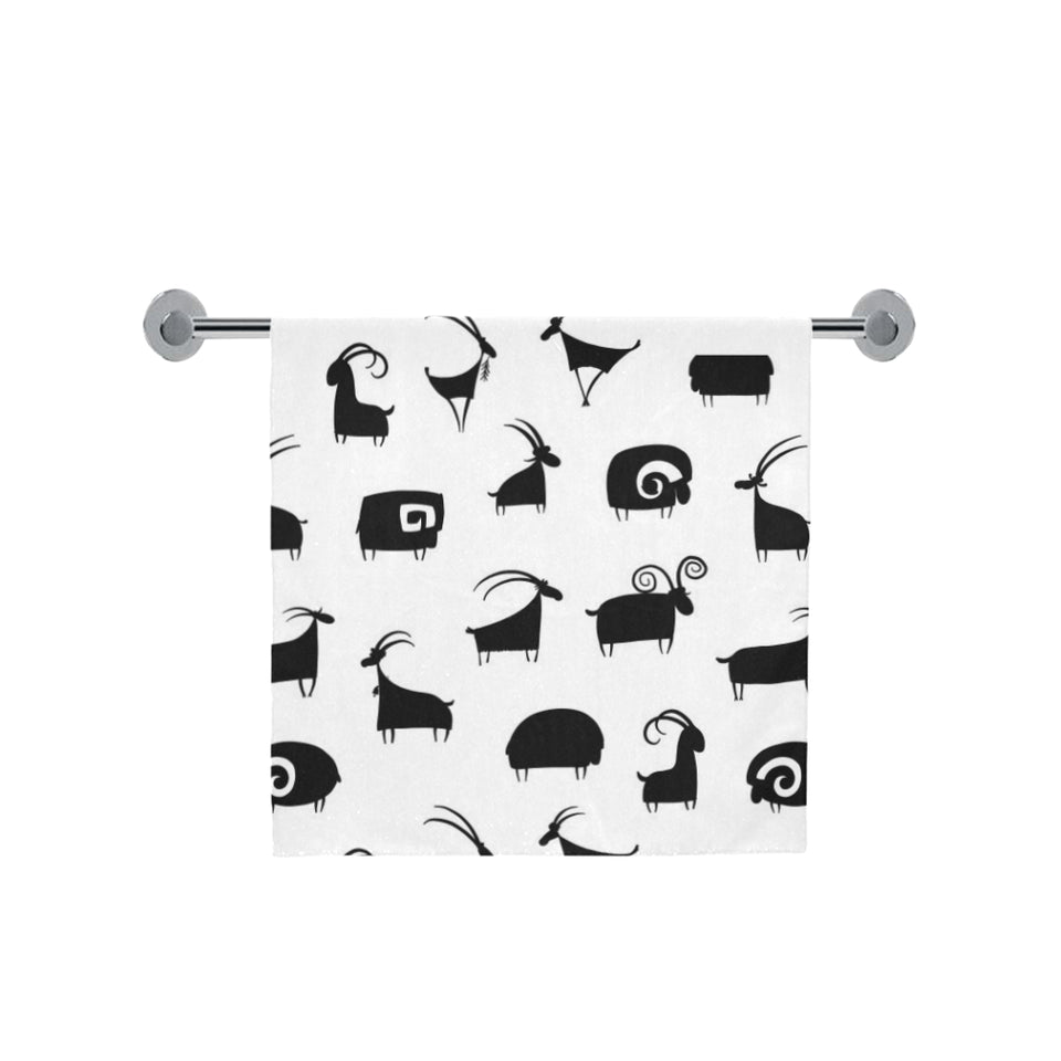 Goat ram pattern Bath Towel