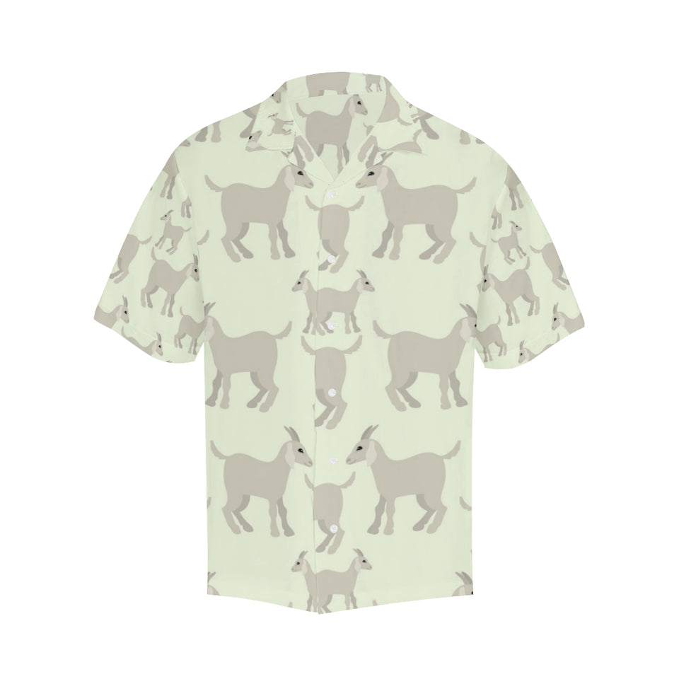 Little young goat pattern Men's All Over Print Hawaiian Shirt