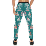 Cute sailboat pattern Unisex Casual Sweatpants