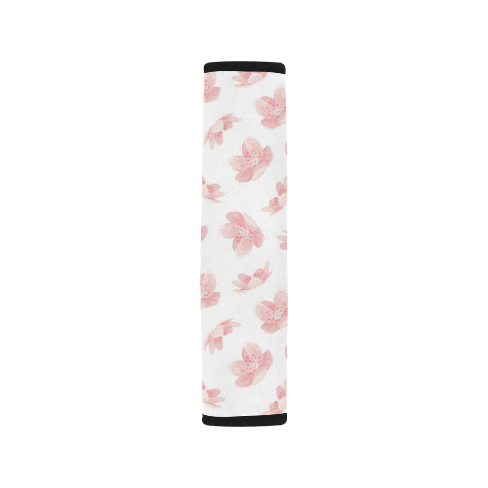 Pink sakura cherry blossom pattern Car Seat Belt Cover