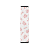 Pink sakura cherry blossom pattern Car Seat Belt Cover
