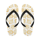 hand drawn onion pattern Unisex Flip Flops