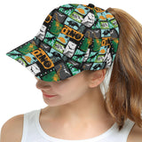 dinosaurs print pattern All Over Print Snapback Cap