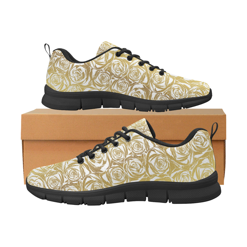Rose Pattern Print Design 05 Women's Sneaker Shoes