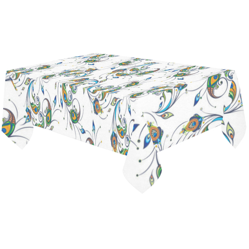Peacock feather pattern Tablecloth