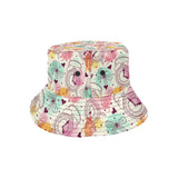 Clock butterfly pattern Unisex Bucket Hat