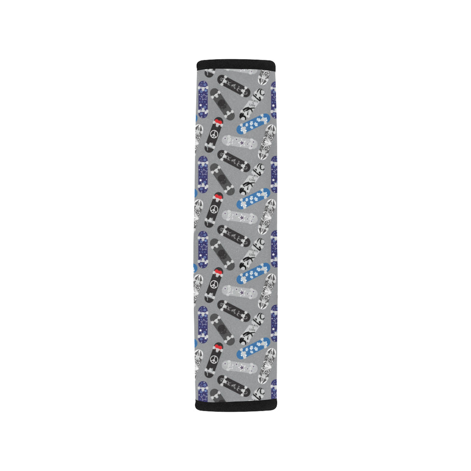 Skate Board Pattern Print Design 03 Car Seat Belt Cover