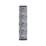 Skate Board Pattern Print Design 03 Car Seat Belt Cover