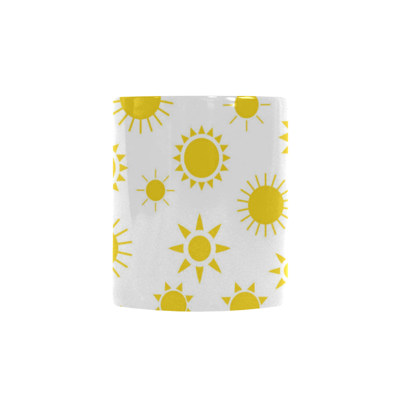 Sun pattern Morphing Mug Heat Changing Mug