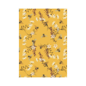 Bee flower pattern House Flag Garden Flag