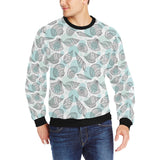 Shell polynesian tribal Men's Crew Neck Sweatshirt