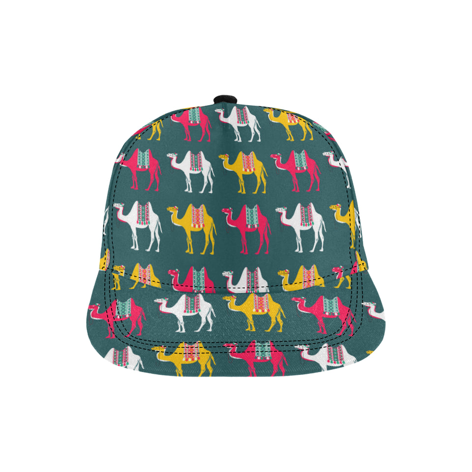 Camel pattern All Over Print Snapback Cap