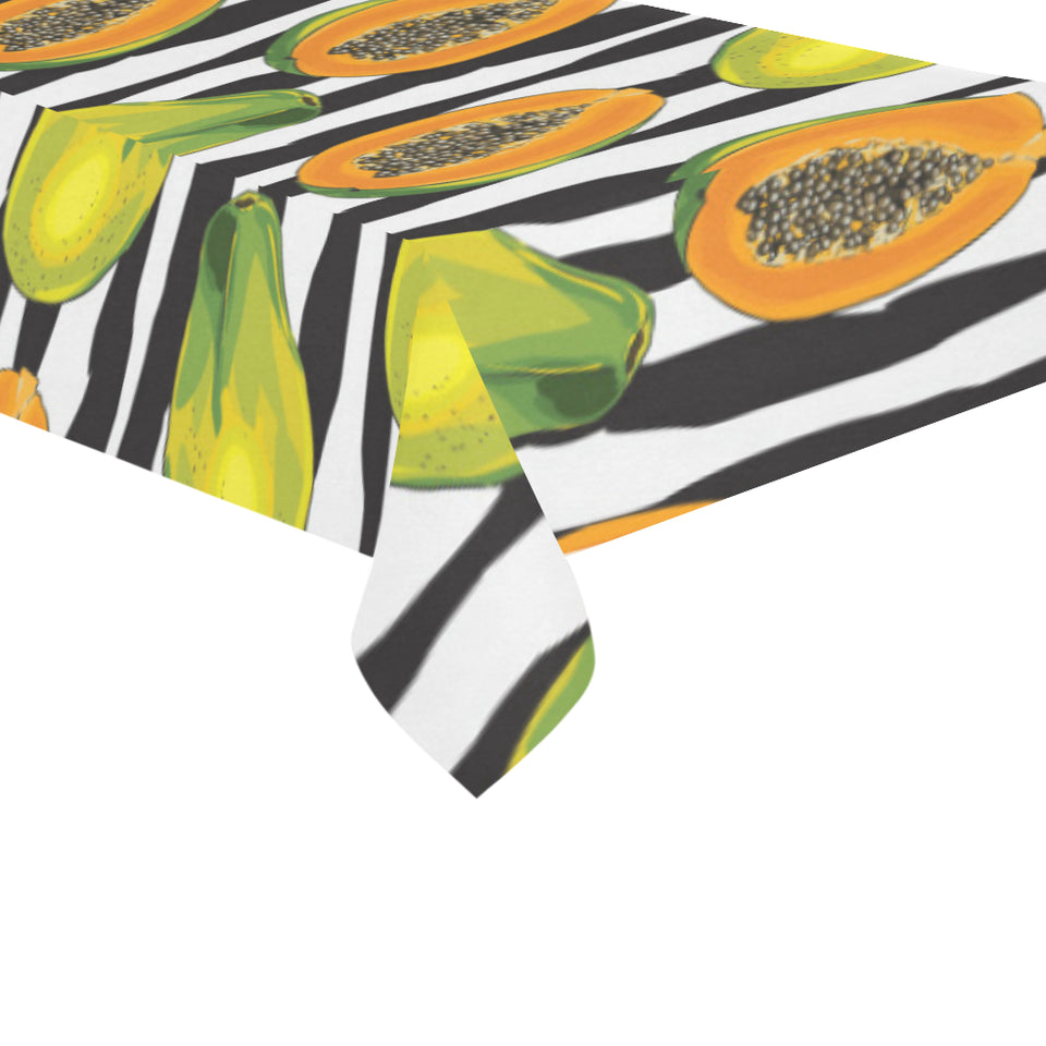 papaya design pattern Tablecloth
