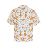cute tribal fox pattern Men's All Over Print Hawaiian Shirt