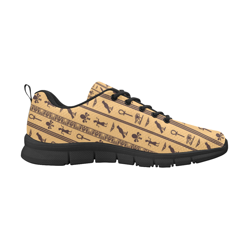 Egypt Hieroglyphics Pattern Print Design 02 Men's Breathable Sneakers ( Model 055)