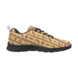 Egypt Hieroglyphics Pattern Print Design 02 Men's Breathable Sneakers ( Model 055)