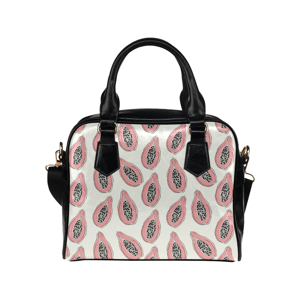 papaya pattern Shoulder Handbag