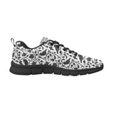 Crow dark floral pattern Men's Sneaker Shoes