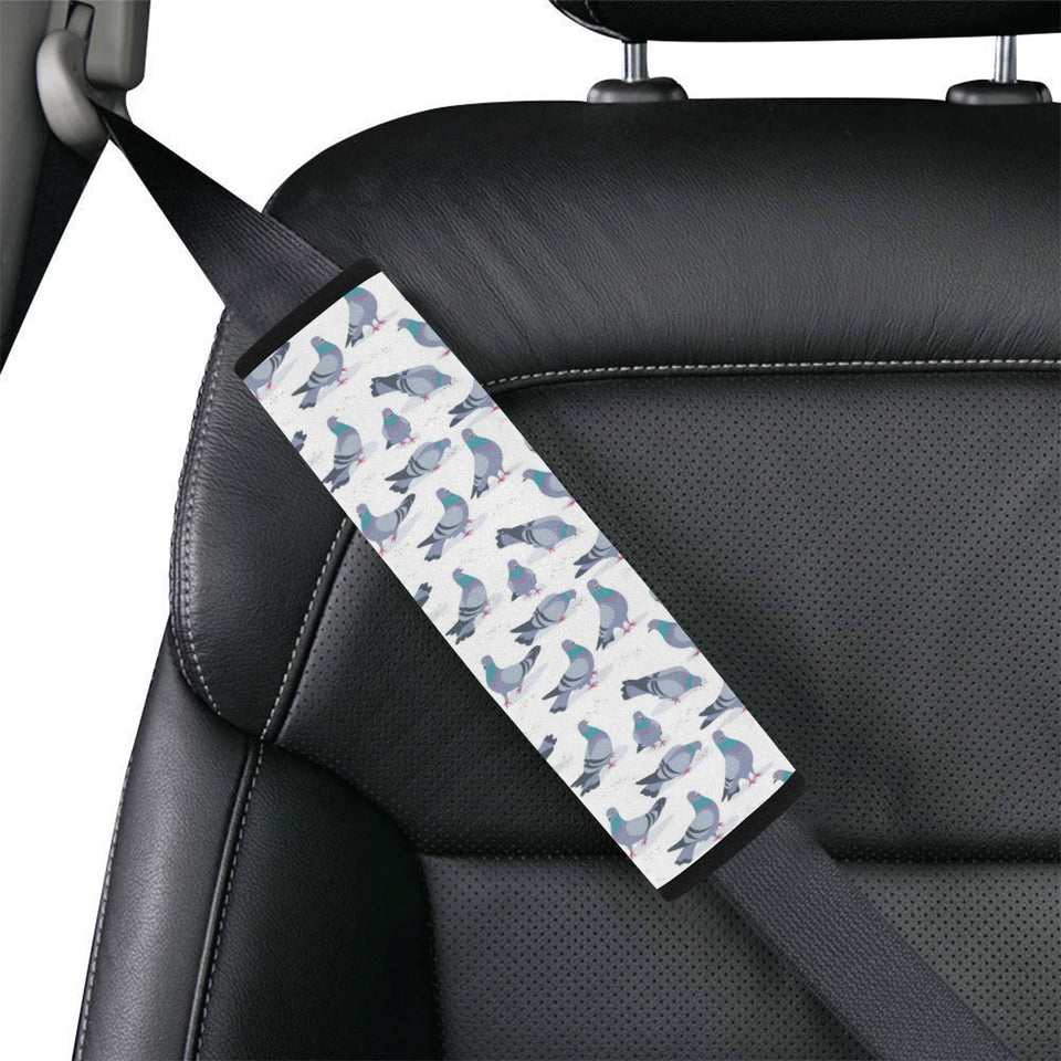 Pigeon Pattern Print Design 03 Car Seat Belt Cover