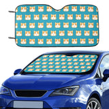 Guinea Pig Pattern Print Design 03 Car Sun Shade