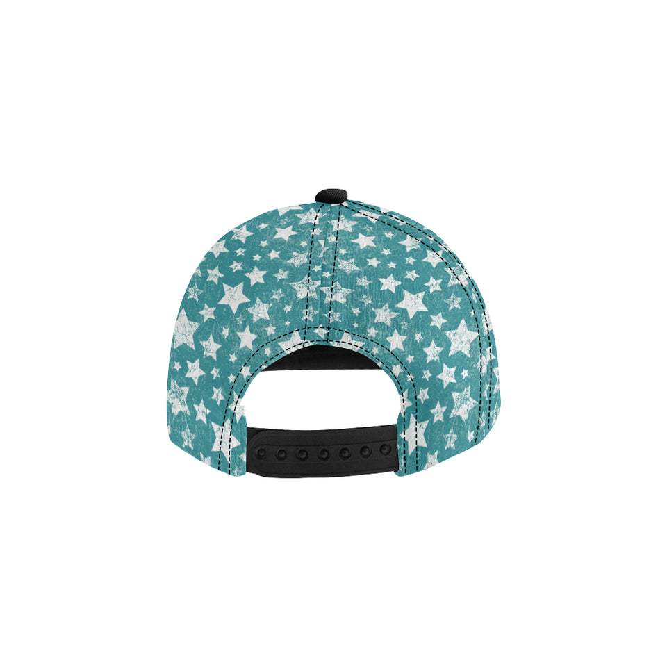 Vintage star pattern All Over Print Snapback Cap