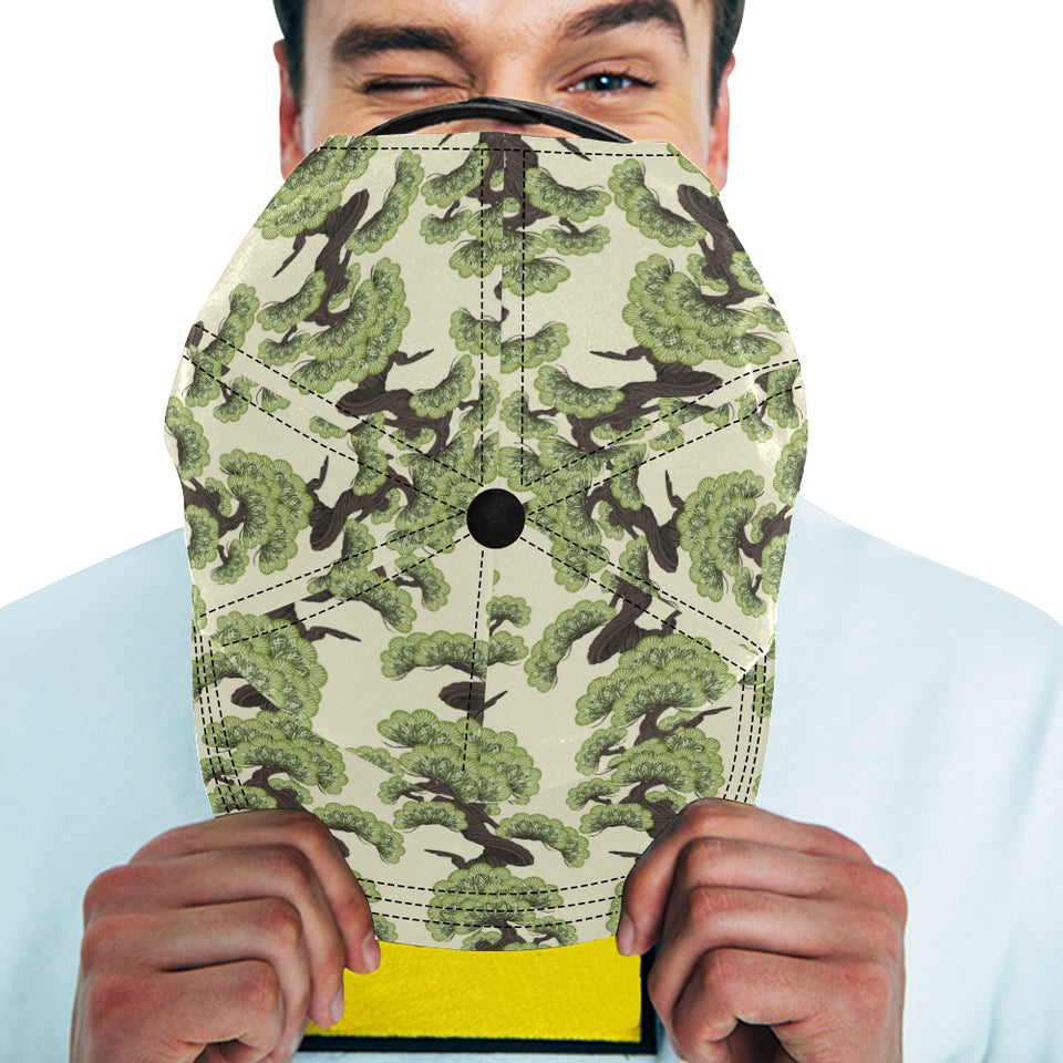 Bonsai pattern All Over Print Snapback Cap