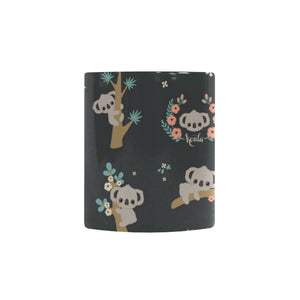 Cute koala pattern Morphing Mug Heat Changing Mug