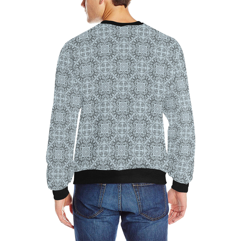 Traditional indian element pattern Men's Crew Neck Sweatshirt