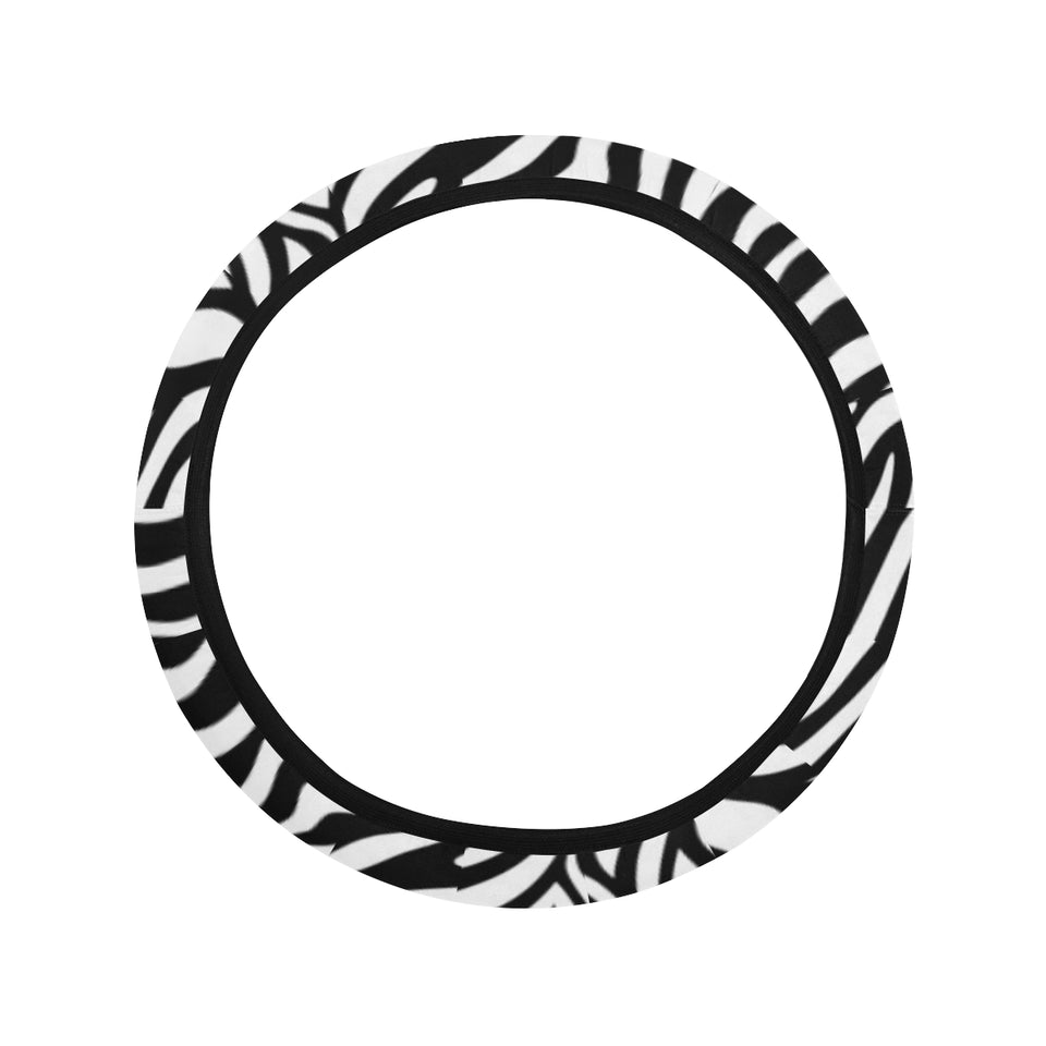 Zebra skin pattern Car Steering Wheel Cover