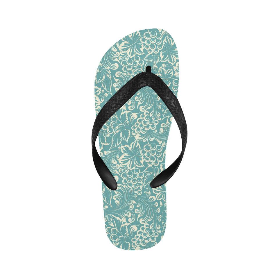 Classic Hand drawn Grape pattern Unisex Flip Flops