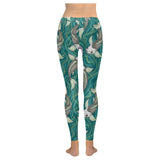 Koi Fish Carp Fish lotus pattern Women's Legging Fulfilled In US