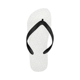 arabic white pattern Unisex Flip Flops