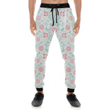 Clock time pattern blackground Unisex Casual Sweatpants