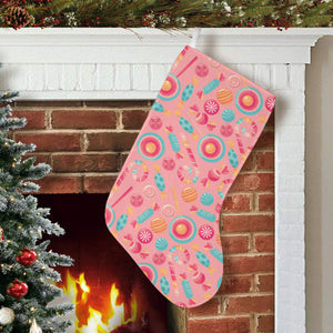 Colorful candy pattern Christmas Stocking