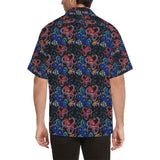 Octopus sea wave tropical fishe pattern Men's All Over Print Hawaiian Shirt