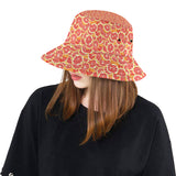 Tropical grapefruit pattern Unisex Bucket Hat