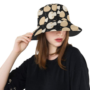 Champignon mushroom pattern Unisex Bucket Hat