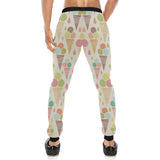 Ice cream cone pattern Unisex Casual Sweatpants