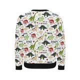 Cute dinosaurs pattern Men's Crew Neck Sweatshirt