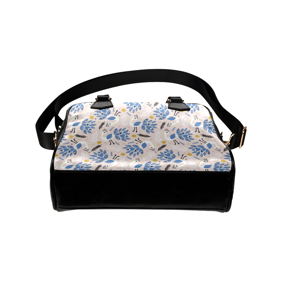 Cute peacock pattern Shoulder Handbag