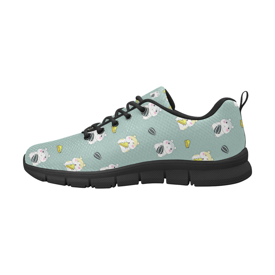 Cute hamster cheese pattern Women's Sneaker Shoes