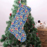 Popcorn Pattern Print Design 01 Christmas Stocking