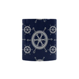 nautical steering wheel design pattern Morphing Mug Heat Changing Mug