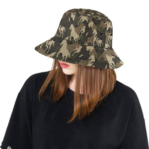 Horse Camouflage Pattern Unisex Bucket Hat