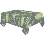Cute owls leaves pattern Tablecloth