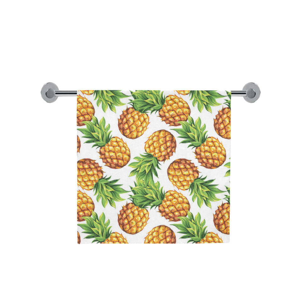 Pineapples design pattern Bath Towel